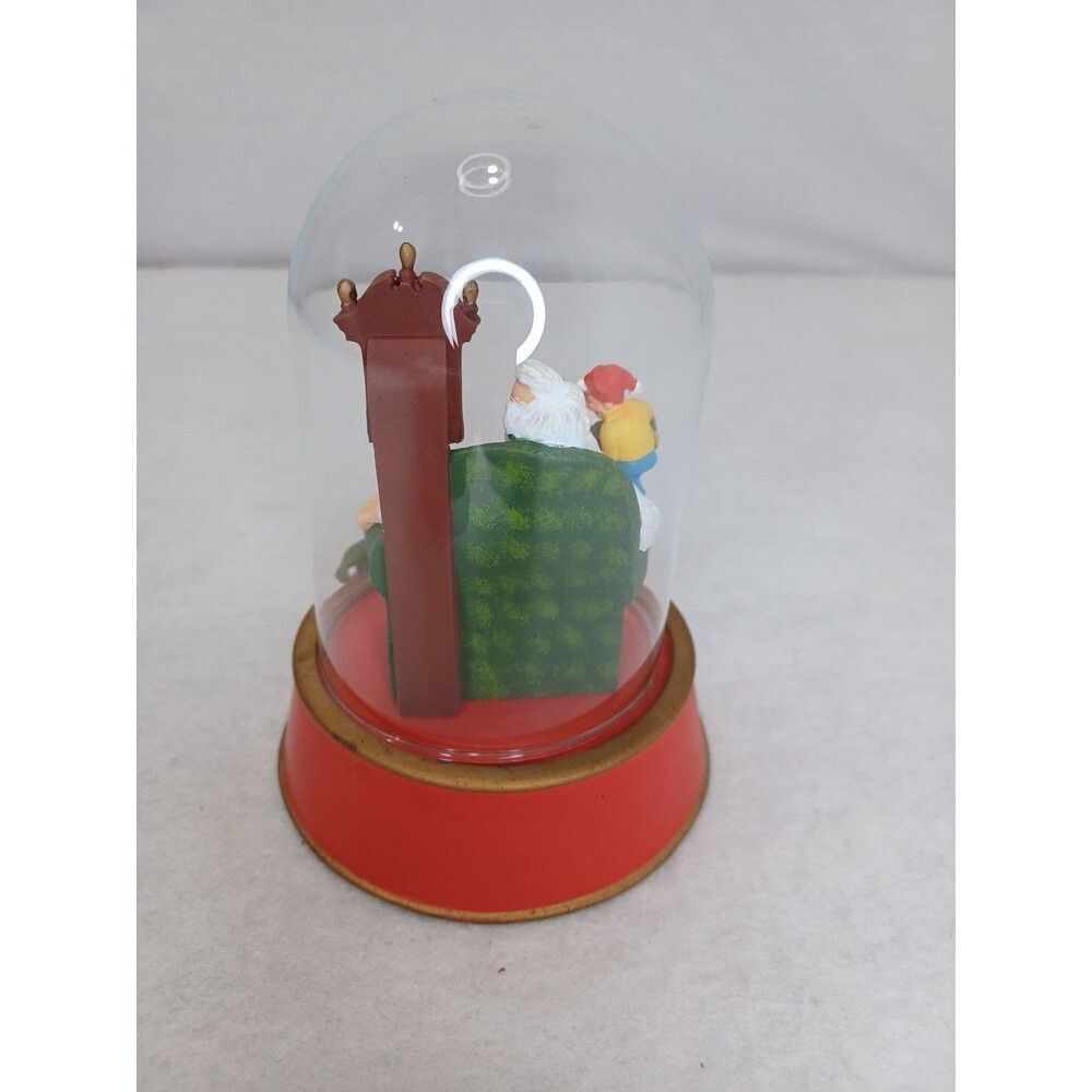 Franklin Mint 1994 Coca-Cola Dome Santa Claus A Merry Christmas Calls For Coke - Picture 5 of 8